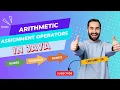 Arithmetic Assignment Operators in Java - Lecture 20 java course beginner level