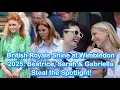 Download Lagu British Royals Shine at Wimbledon 2025: Beatrice, Sarah \u0026 Gabriella Steal the Spotlight!