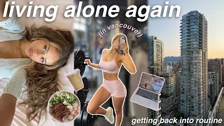 MY FIRST WEEK LIVING ALONE IN MY NEW APARTMENT | resetting my routine as a girlie in her 20s