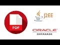 Upload and Retrieve PDF Files in oracle database using JSP Servlet and JDBC