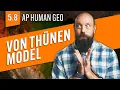 The VON THUNEN Model Explained AP Human Geo Review Unit 5 Topic 8