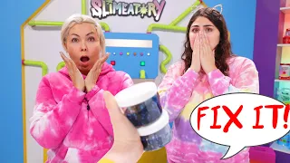 FIX THIS IMPOSSIBLE SLIME CHALLENGE Ryan and stove slime Slimeatory