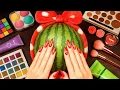 Lagu ASMR Makeup on Watermelon🍉 (No Talking) #30