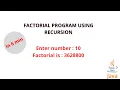 factorial using recursion java factorial in java malayalam malayalam Code eureka