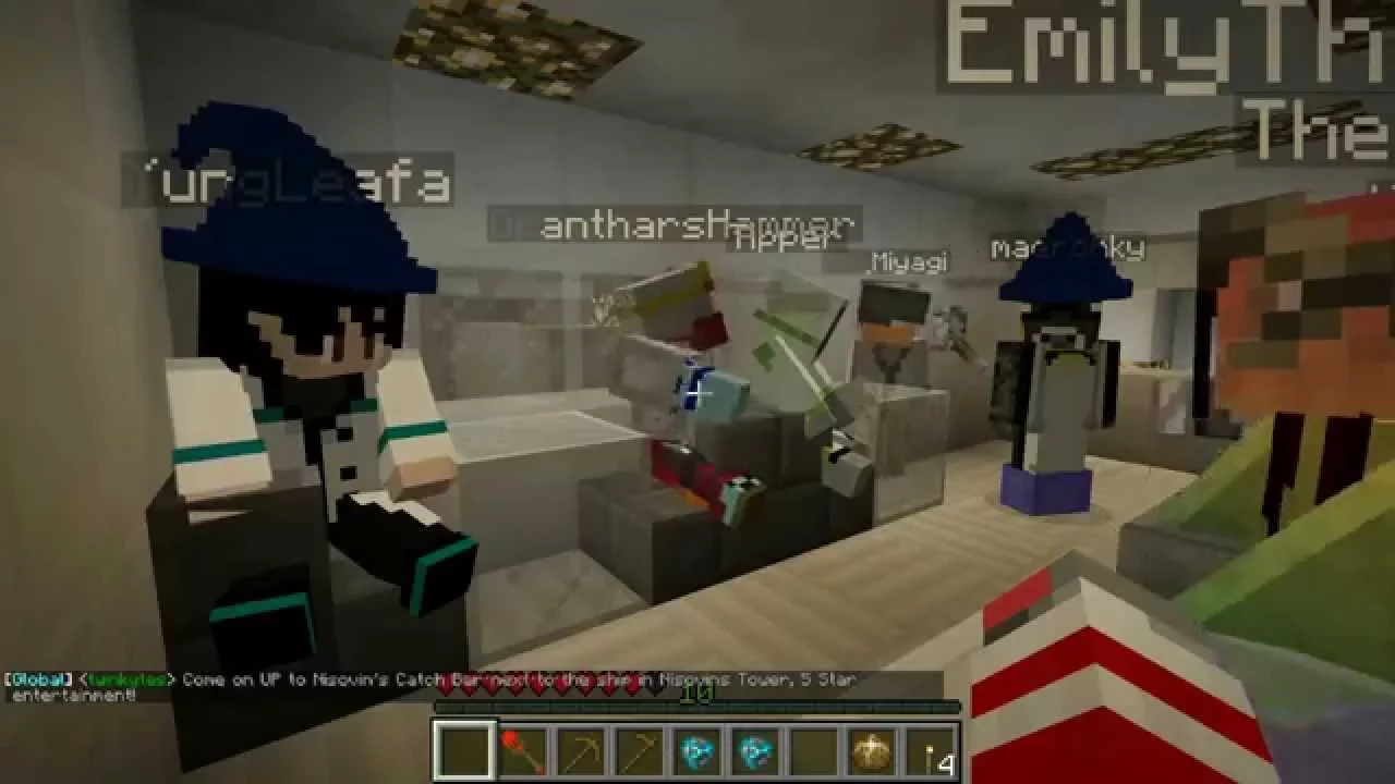 LORDS OF MINECRAFT: KNIGHTS OF THE BLUE ORCHID BIPENIST PARTY