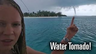 Tornado in the Water in George Town, Bahamas
