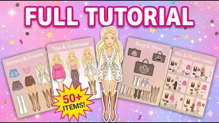 DIY kids craft Paper Dollhouse DIY Dress Up Outfit Ideas | Tutorial for Paper Dolls Step by Step