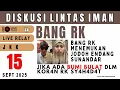 Download Lagu BANG RK - DISKUSI LINTAS IMAN - LIVE STREAM 15 SEPTEMBER 2025