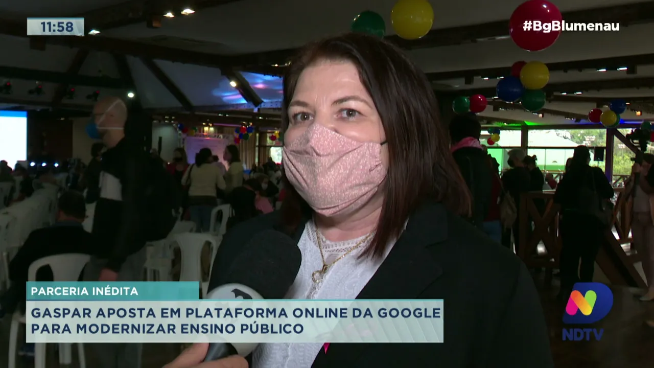 Gaspar aposta em plataforma online da Google para modernizar ensino público