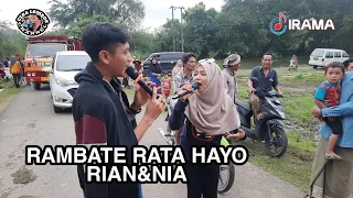 Download RAMBATE RATA HAYO_DUET MANIS RIAN MODJOE \u0026 NIA DIRGA VERSI DANGDUT JALANAN IRAMA INDONESIA 2021 MP3