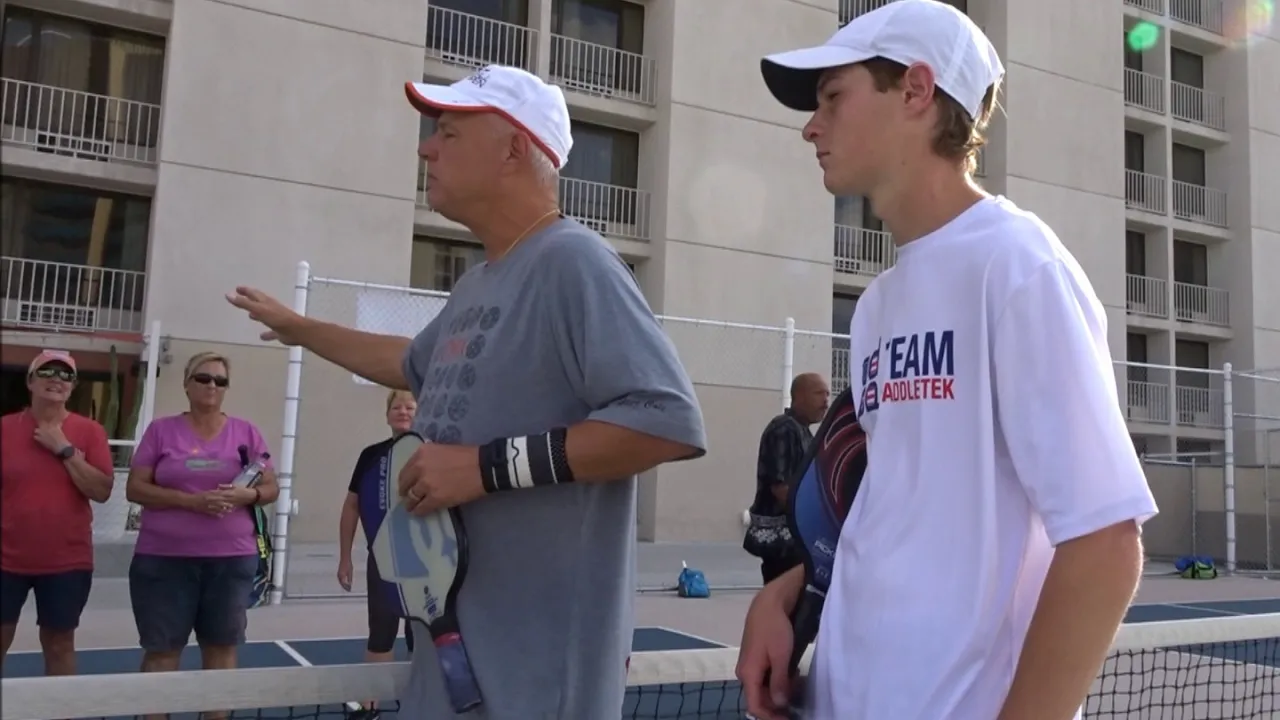 FREE PICKLEBALL LESSON WITH STEVE COLE AND KYLE STODDARD - 5/30/2019