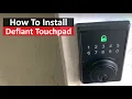 How to Install Defiant Touchpad Deadbolt The DIY Guide Ep 142