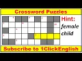 Crossword Puzzles Test-10 WordPuzzle Questions Tricky Questions English Crossword Game QuizGame