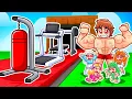 Download Lagu Techy Plays Steal A Gym In Roblox With MY CRAZY FAN GIRLS...