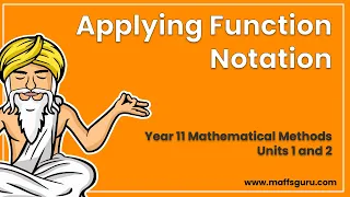 Applying function notation Methods 1 and 2 MaffsGuru