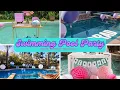 NEW 2026 Swimming Pool Party Birt ay Decorations Ideas Pool Themes for Adults Kids