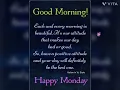 Good Morning Happy Monday gif WhatsApp Status Monday Quotes Monday Wishes