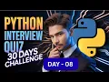 Python Quiz Challenges Day-08 Python Practice Set Interviews Questions For Python Python Quiz
