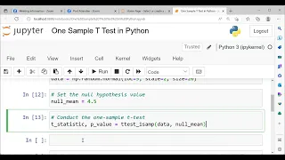Beginner s Tutorial to create a One Sample t Test in Python
