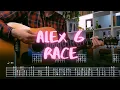 Race Alex G over Guitar Tab Lesson Tutorial