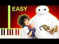 Download Lagu Immortals | BIG HERO 6 - EASY Piano Tutorial