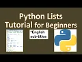 Python List-Python List Tutorial-Python List Operations-Python List Program-Python List Manipulation