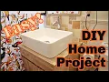 How I Build the Eclife 24 Bathroom Vanity Sink Wall Mounted DIY Project Home Project Renovation