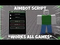 FREE Aimbot Script NO KEY WORKS ALL GAMES PASTEBIN MORE MOBILE PC