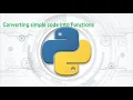 72 Complete Python Basics for Automation - Converting simple code into Functions