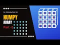NumPy Array in Python Numpy Array Working with NumPy ndarrays SuMyPyLab