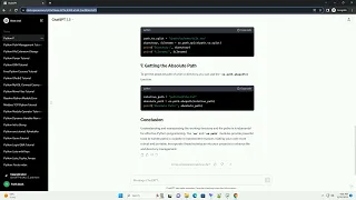 python path working directory
