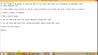 How to use jList and link it to Database in Netbeans Java