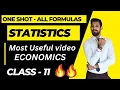 One shot All Statistics Formulas Class 11 Final Exams Most important