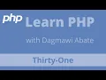 31 Learn PHP with Dagmawi-Abate Numeric array and continue statement Amharic