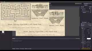 Godot Engine Left Hand Rule Maze Solving Algorithm