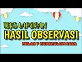 Download Lagu Teks Laporan Hasil Observasi / Mata Pelajaran Bahasa Indonesia Kelas 7 / Kurikulum 2013