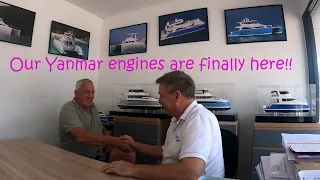 Finally got our Yanmar engines!! Longreach 58 launching is close.