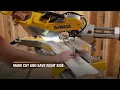 DEWALT Miter Saws How to Cut Crown Molding Laying Flat