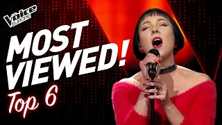 MOST VIEWED Blind Auditions on The Voice 2022! | TOP 6