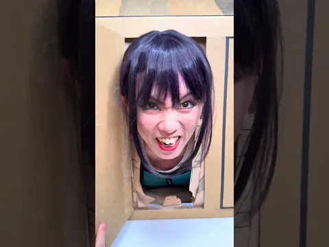 Sion Princess Rumi Sings in Her Cardboard House!😂 #shorts #funny