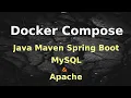 Docker Compose for Java Tomcat MySQL and Apache