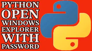 Python Tutorial Unlock Windows Explorer with Password Step-by-Step Mini Project 2024