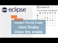 Java Snake 5 Drawing the snake as a chain of brown round squares