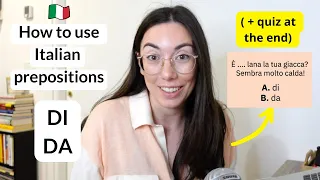 Download How to choose between Italian simple prepositions DI and DA (+ Test) (Sub) MP3