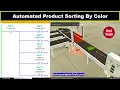 Automated Product Sorting By Color - PLC Program and Factory IO Scene
