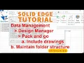 How to Use Pack and Go in Solid Edge Solid edge tutorial