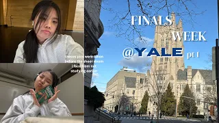 first finals at yale vlog tests hours of productive studying reflections study w me