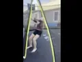 Ella Mae finally got her backflip on her own and done it like a pro