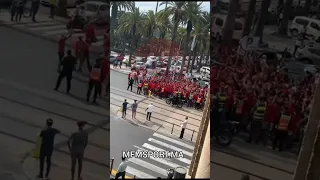 جماهير الوداد تتوجه نحو دونور عبر كوكبات منظمة 