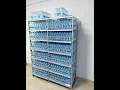 Download Lagu Rear replenishment cold room Shelf rack with sliding tray, bottle Roller Shelf, Drinks cooler shelf
